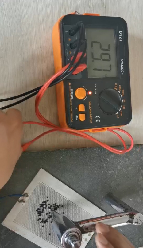 硅胶按键使用的普通黑粒电阻值